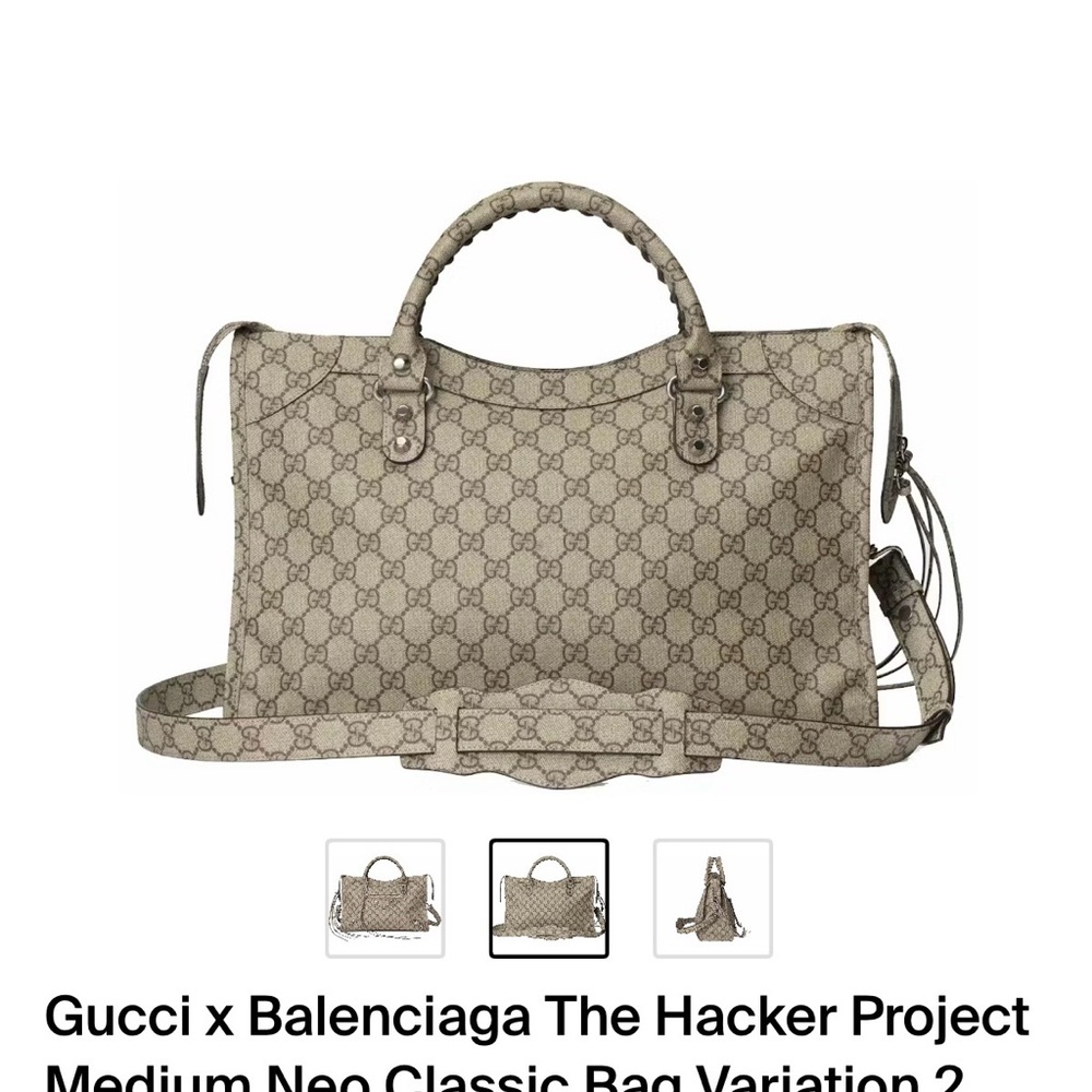 Gucci x Balenciaga Bag NWT & box & dust bag! - Picture 7 of 13